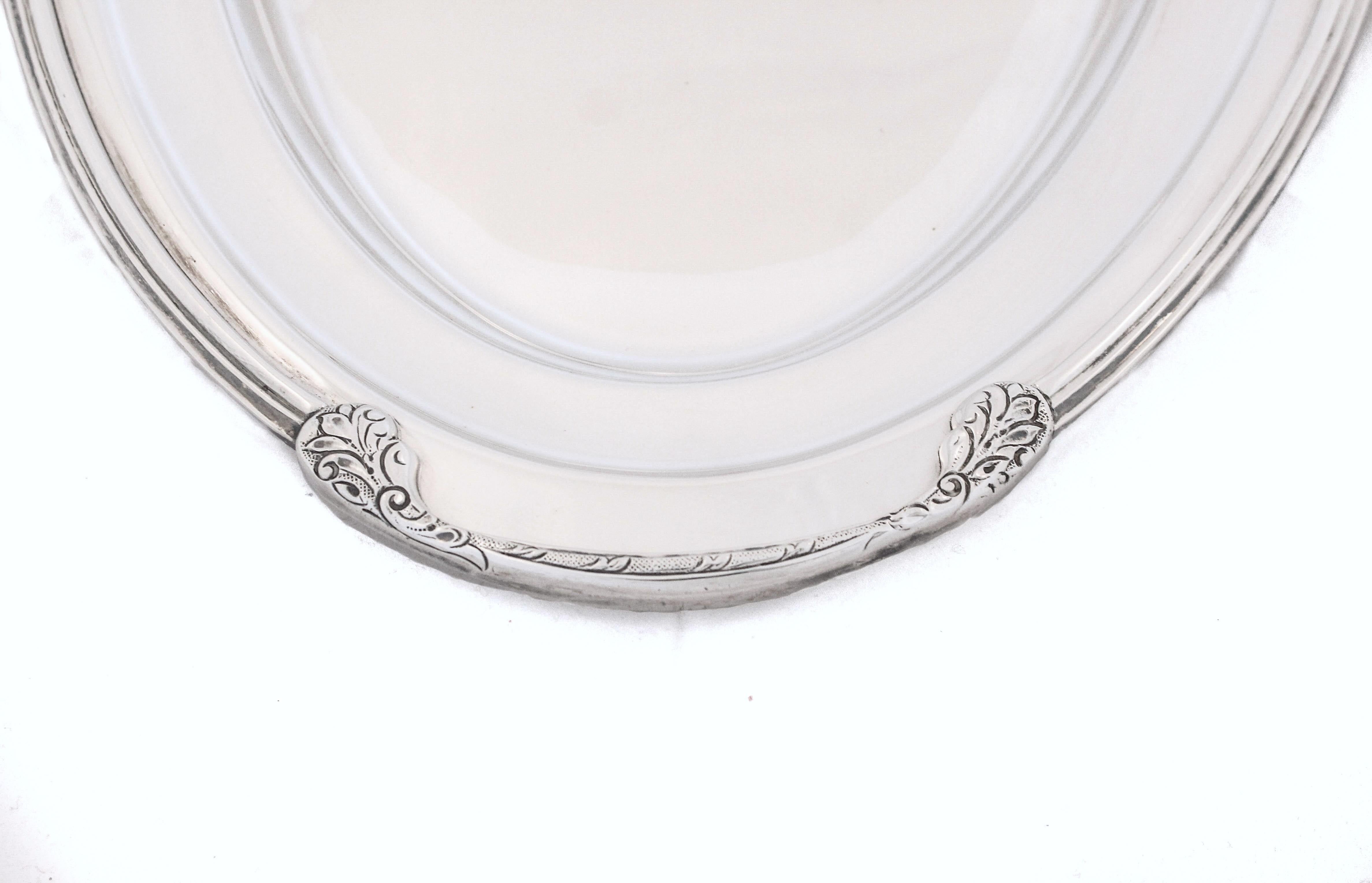 Piatto da portata in argento Tiffany Fish In condizioni ottime in vendita a Brooklyn, NY