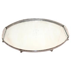 Vassoio Tiffany Gallery in argento sterling (a) Gallery