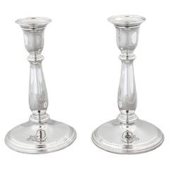 Sterling Silver Tiffany Mid-Century Candlesticks