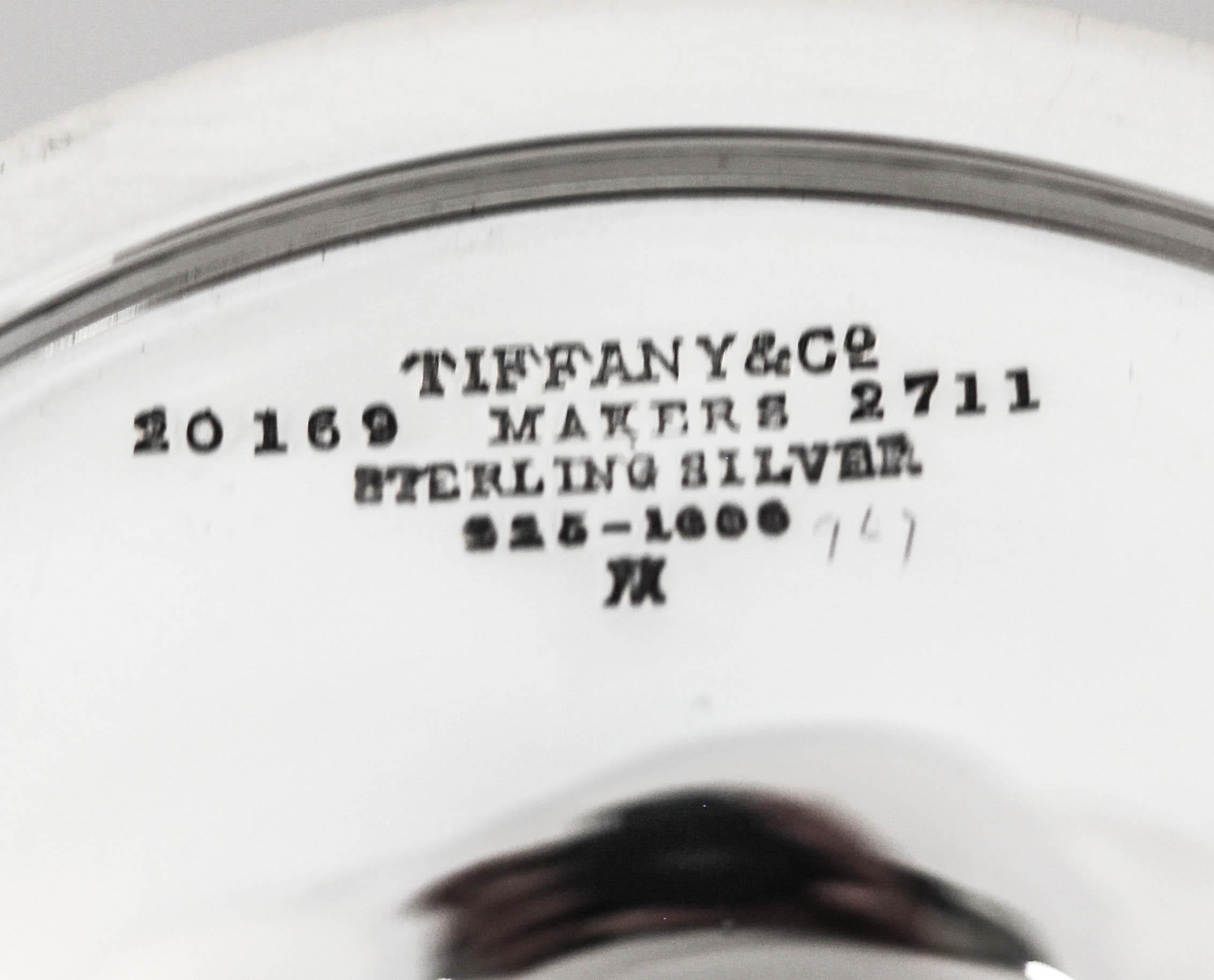 Sterlingsilber Tiffany-Kugel aus der Mitte des Jahrhunderts im Zustand „Hervorragend“ im Angebot in Brooklyn, NY