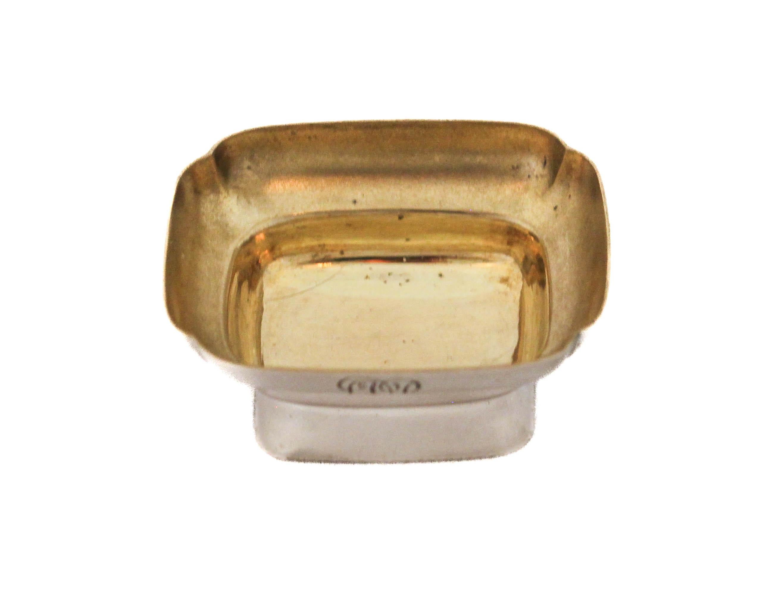 Américain Salières Tiffany en argent (4) en vente