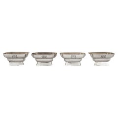Vintage Sterling Silver Tiffany Salt Cellars (4)