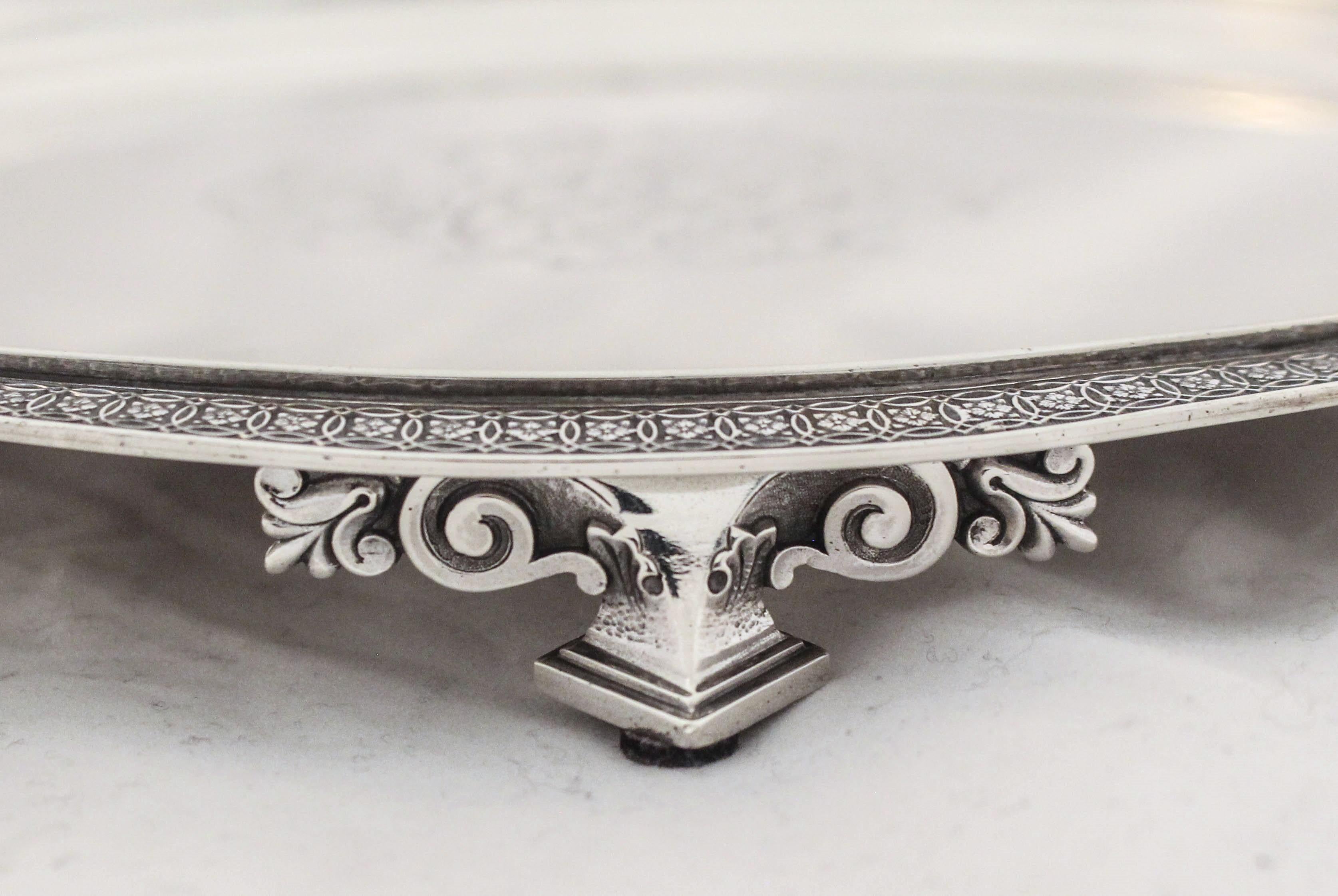Début du 20ème siècle Salière Tiffany en argent sterling en vente