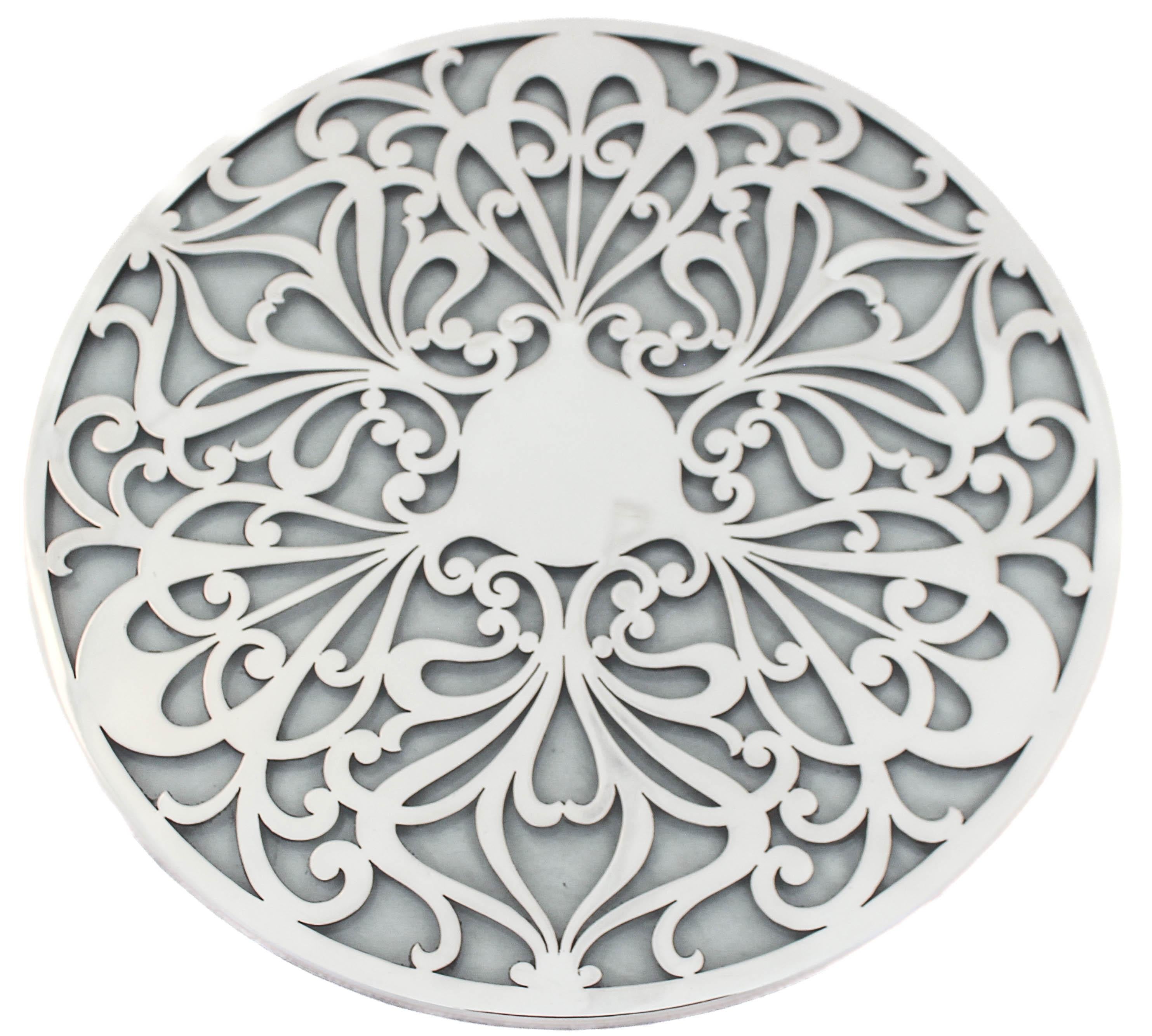 American Sterling Silver Tiffany Trivet For Sale
