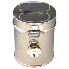 Used Sterling Silver Tiffin Tin, Hallmarked 1911