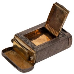 Antique Sterling Silver Tinder Box