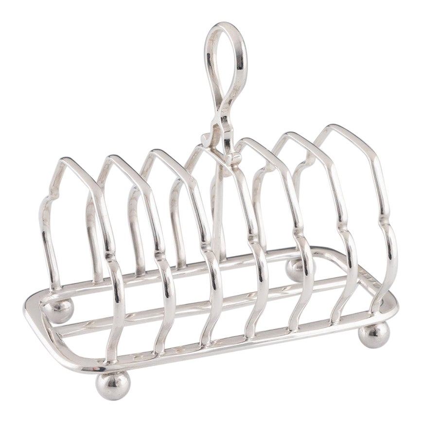Sterling Silver Toast Rack Birmingham 1926