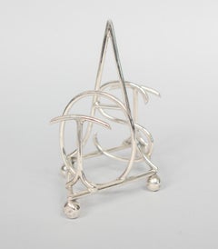 Sterling Silver Toast Rack by Heath & Middleton Spelling Toast