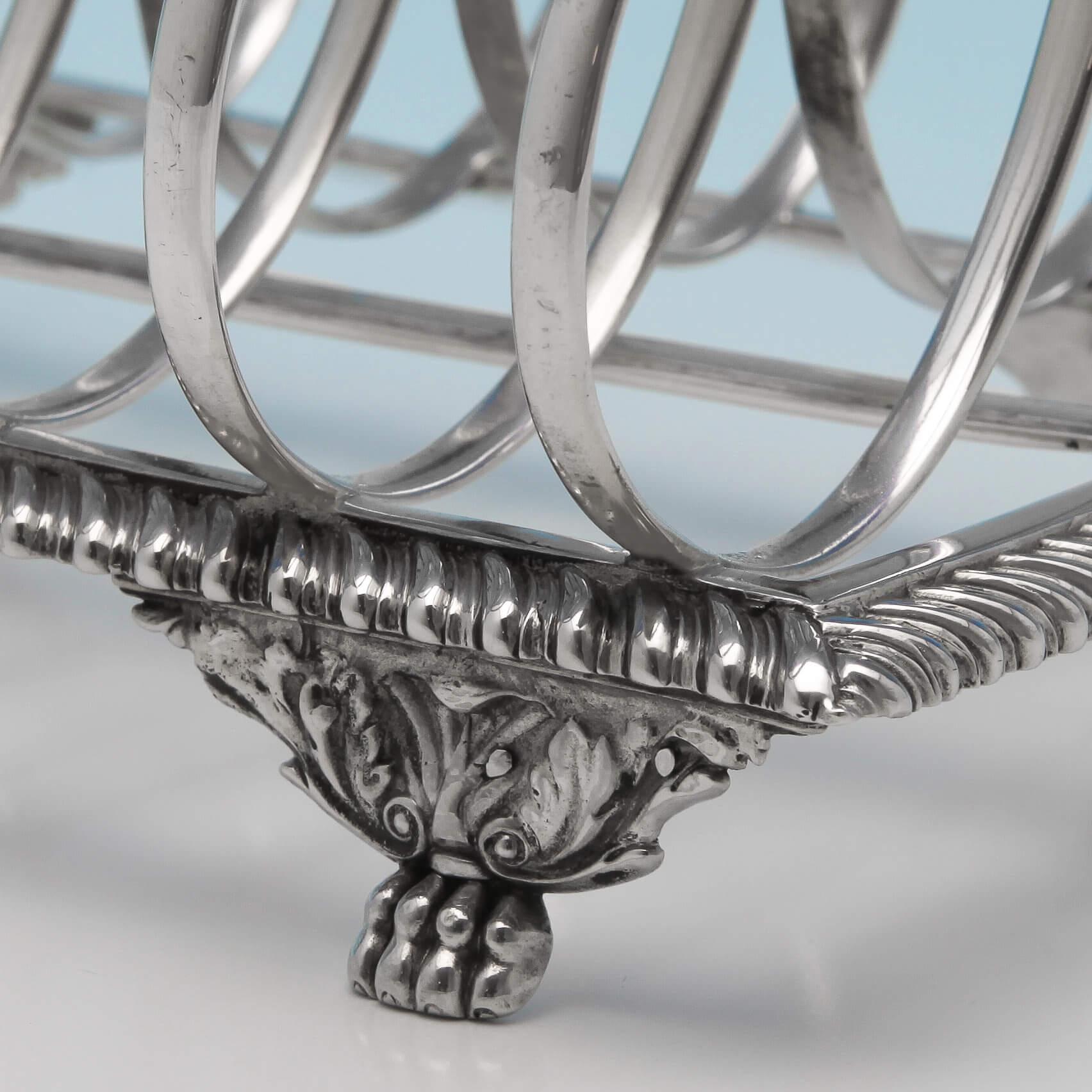 sterling toast rack