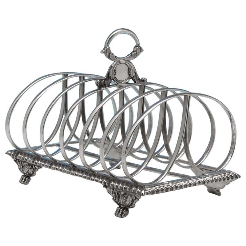 Sterling Silver Toast Rack at 1stDibs