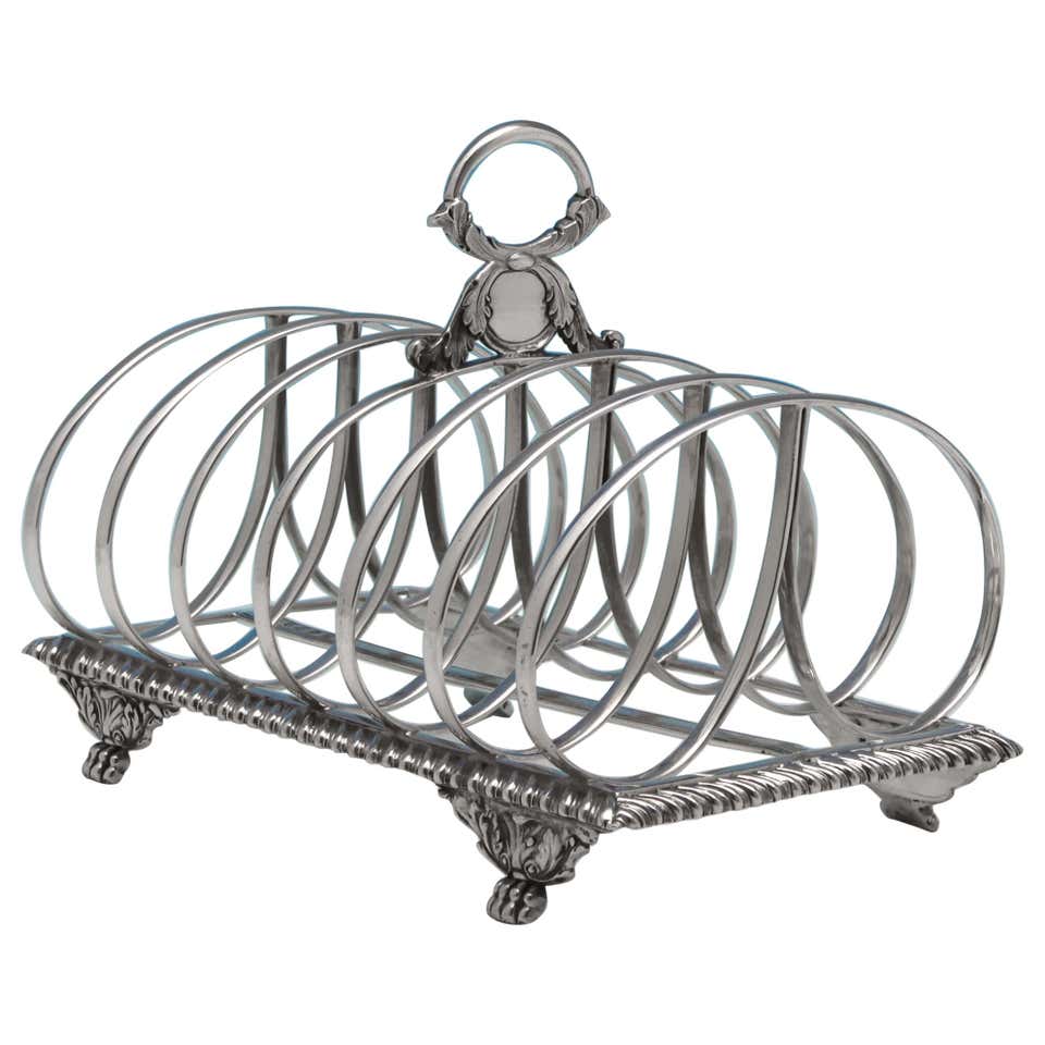 Sterling Silver Toast Rack at 1stDibs
