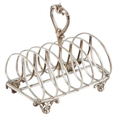 Antique Sterling Silver Toast Rack London 1844