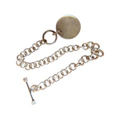 Braccialetto con Charm a forma di ciondolo in argento sterling A. Silver