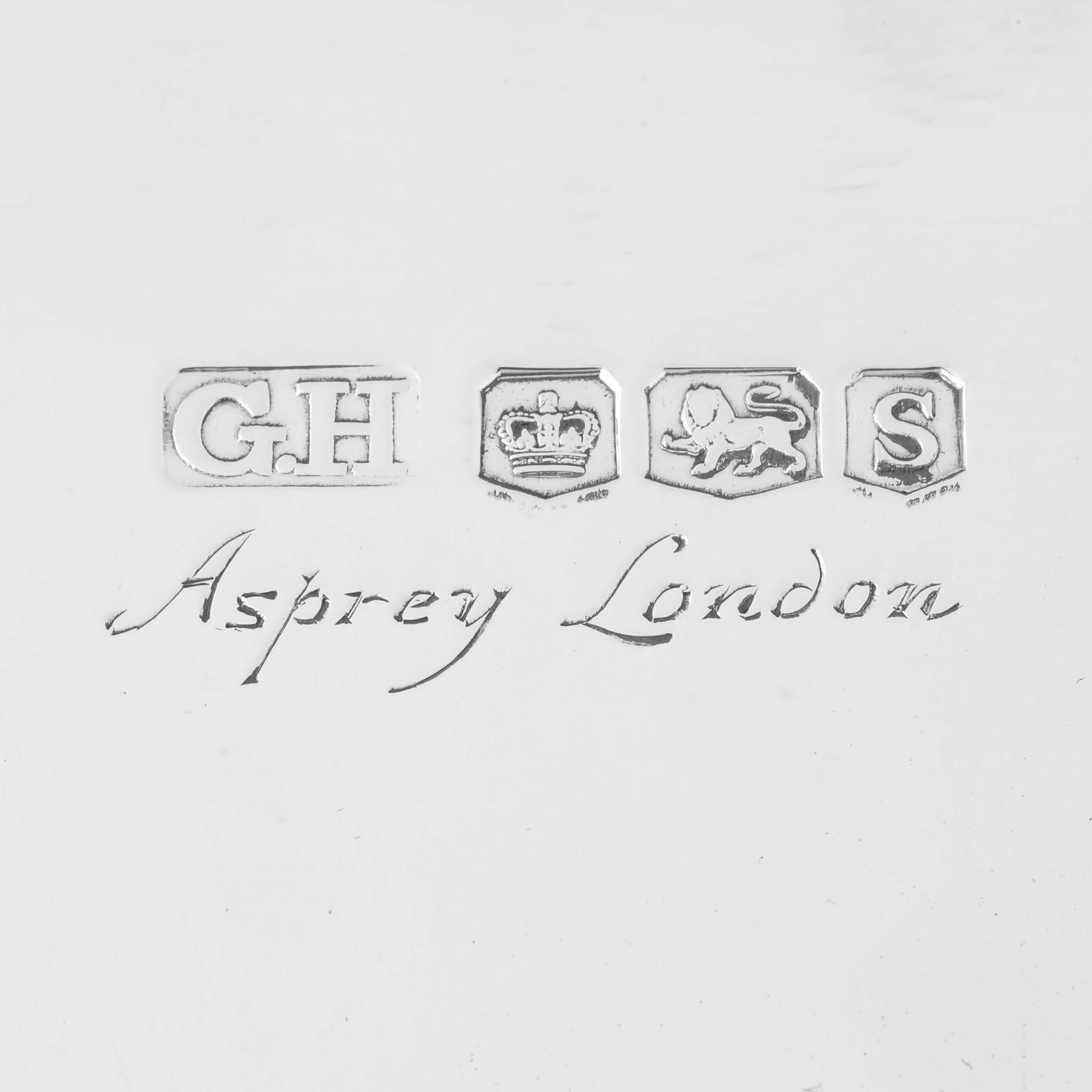 Sterling Silver Tray, London 1935,  Asprey For Sale 1