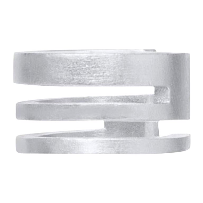 Sterling Silber Triple Lines+ Offene Linie Ohrring Manschette Ohrring Set im Zustand „Neu“ im Angebot in CLYDEBANK, GB