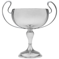 Art Nouveau Design Sterling Silver Trophy or Bowl by H. Phillips of London 1926