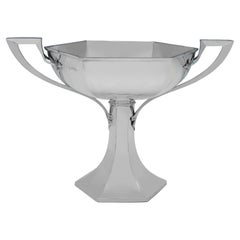 Antique Sterling Silver Trophy, Walker & Hall, Art Nouveau & Art Deco Designs