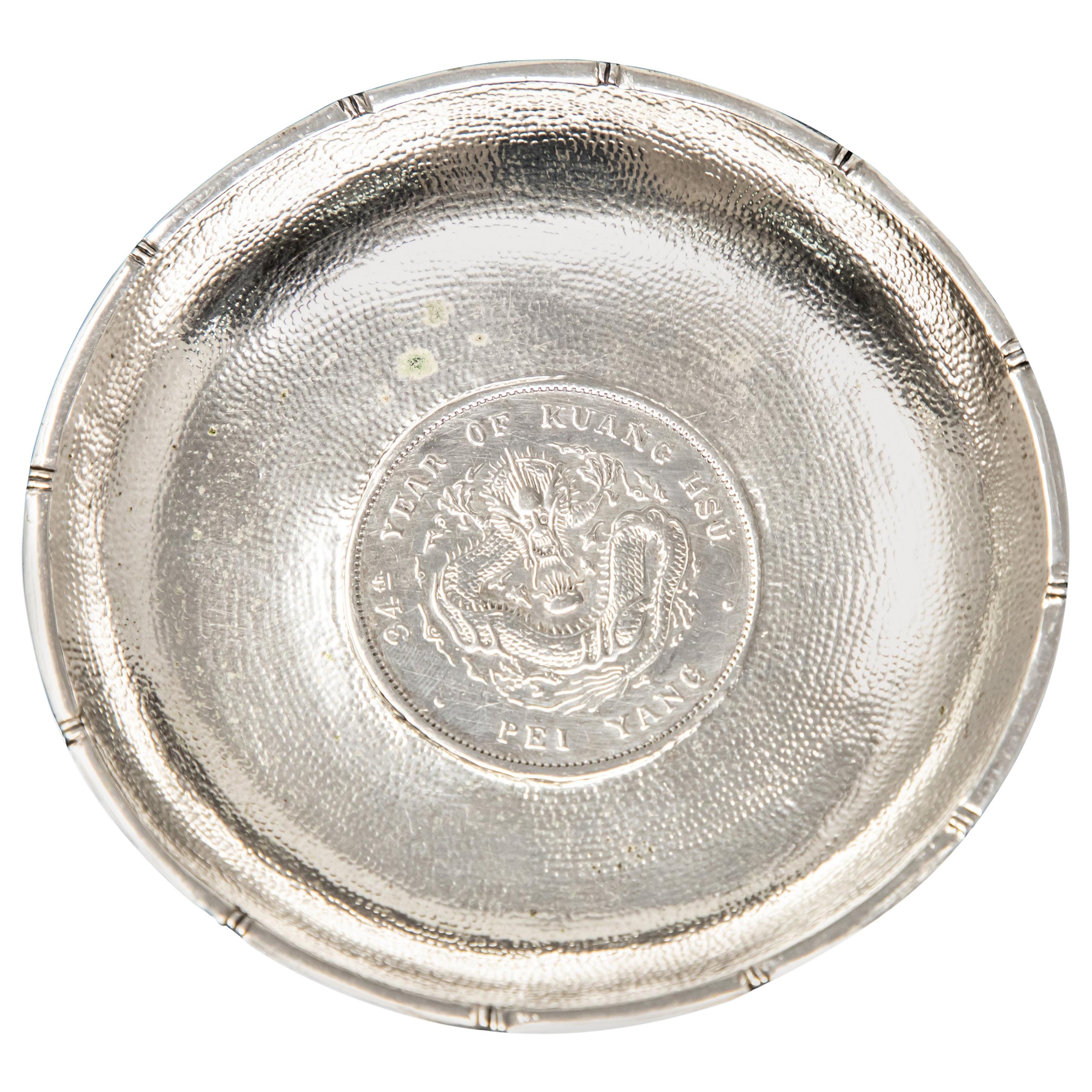 Sterling Silver Tuck Chang Coin Dish For Sale
