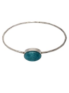 Sterling Silver Turquoise Bangle Bracelet #20944