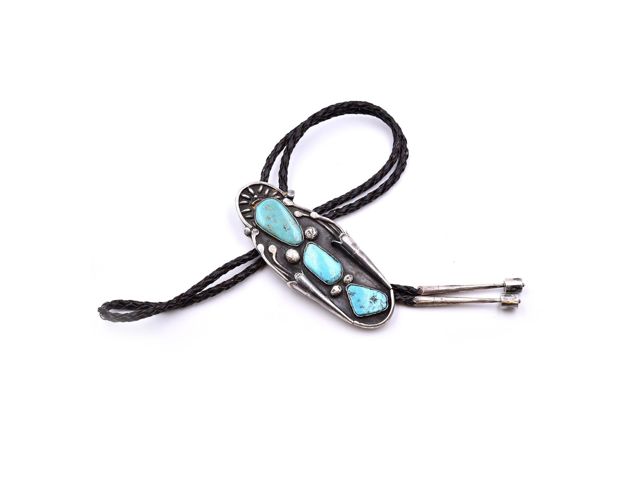 bennett turquoise bolo tie