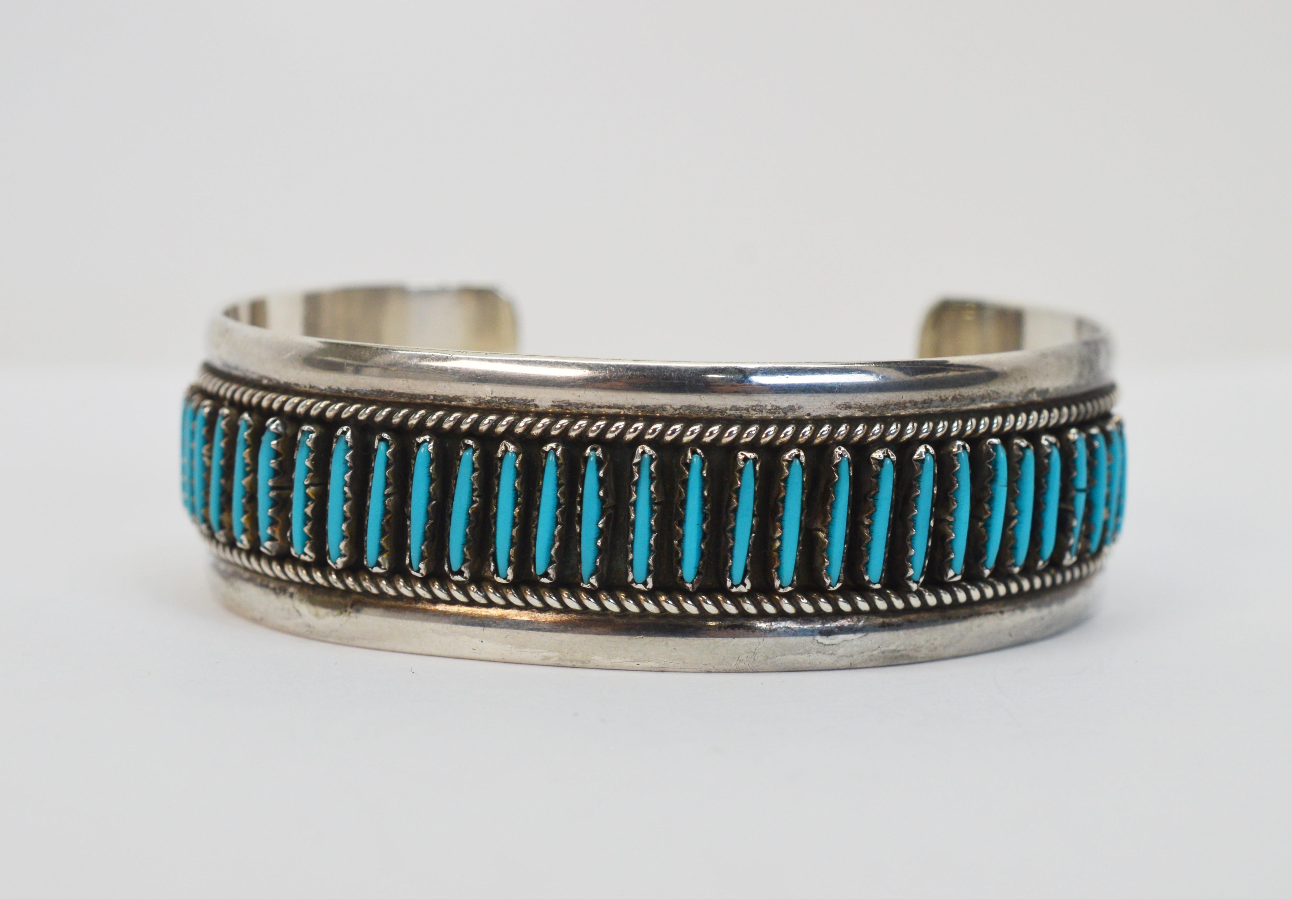 Sterling Silver Turquoise Cuff Bracelet 2