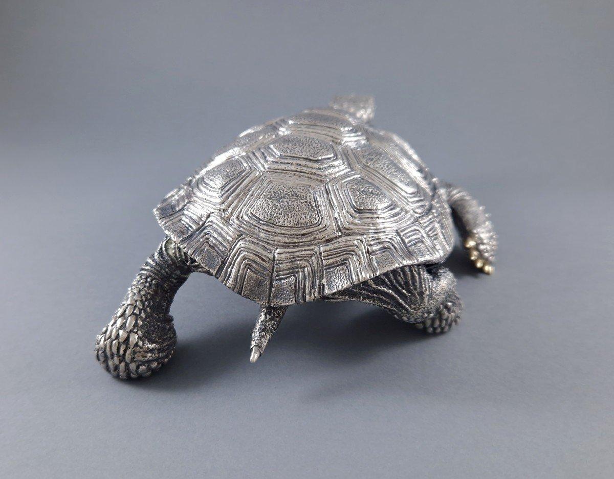 Sterling Silver Turtle In Excellent Condition In Saint-Ouen, FR