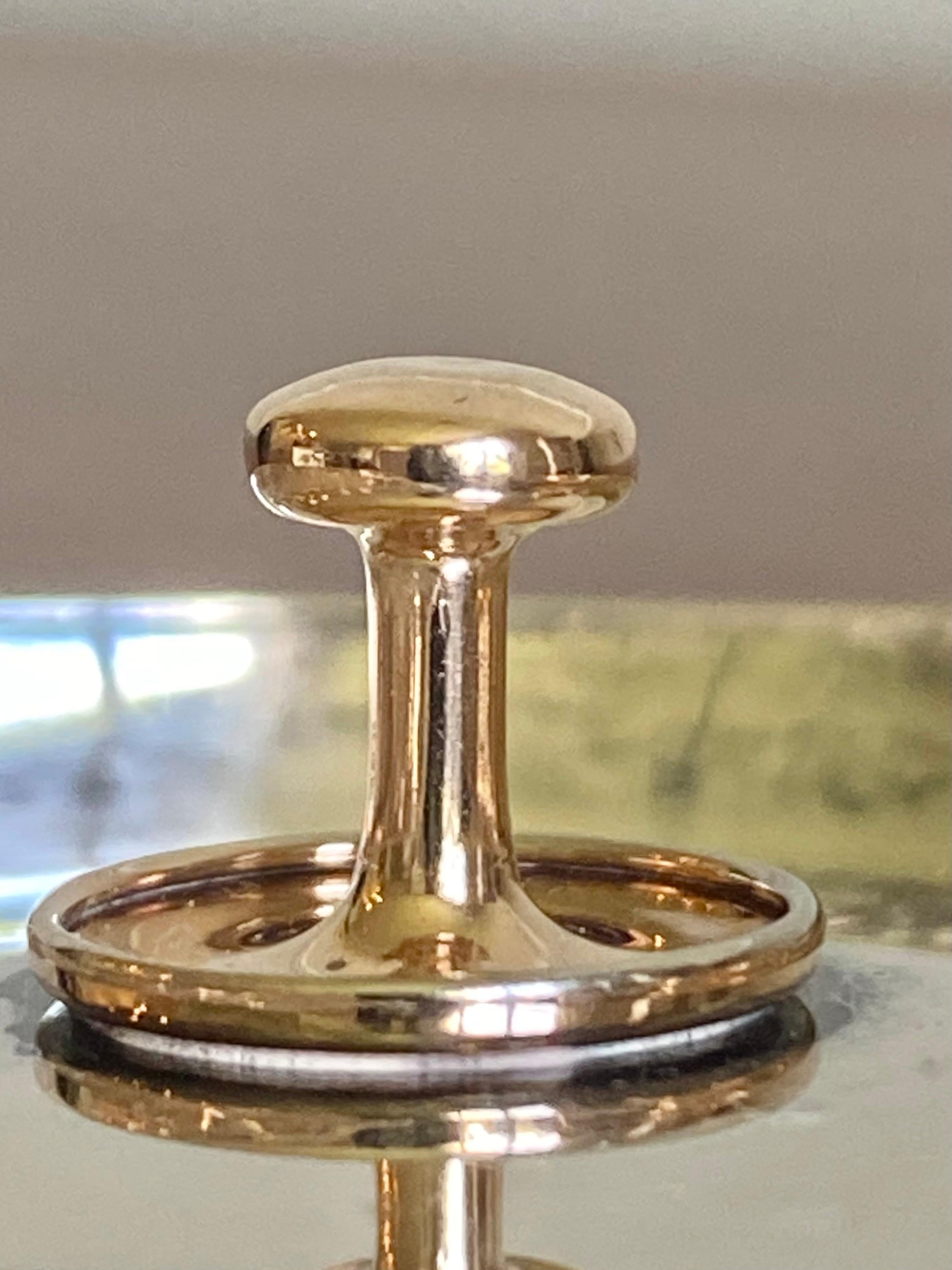 Sterling Silver Tuxedo Stud Box / Jewelry Box In Good Condition In Round Top, TX