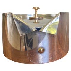 Sterling Silver Tuxedo Stud Box / Jewelry Box