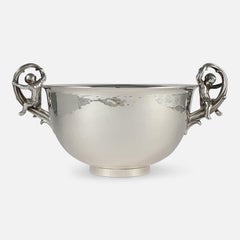 Sterling Silver Twin-Handled Bowl, Leslie G. Durbin, London, 1982