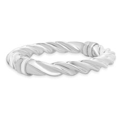 Sterling Silver Twist Bangle Bracelet
