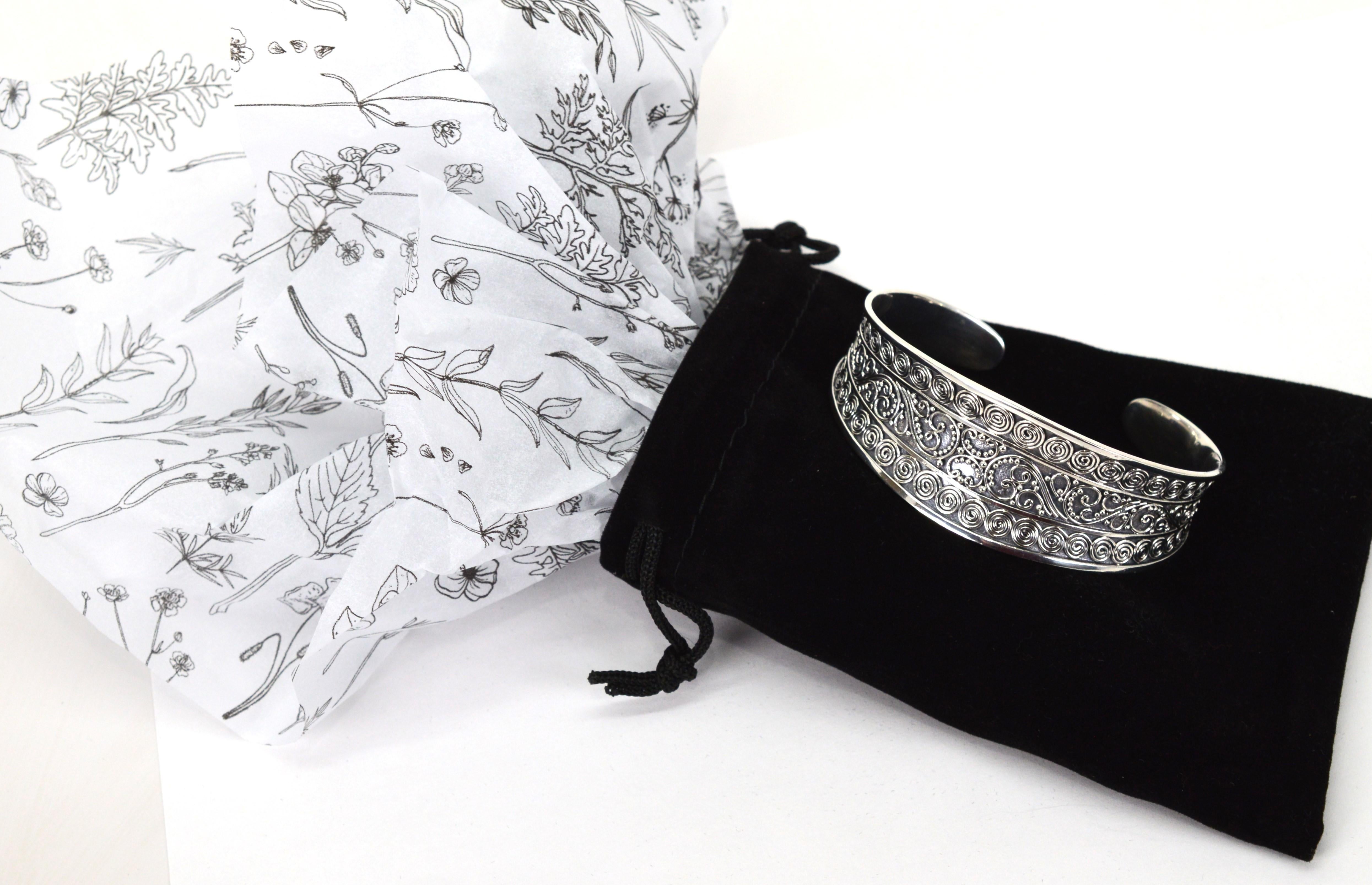 Bracciale a filo ritorto in argento sterling in vendita 6