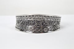 Bracciale a filo ritorto in argento sterling