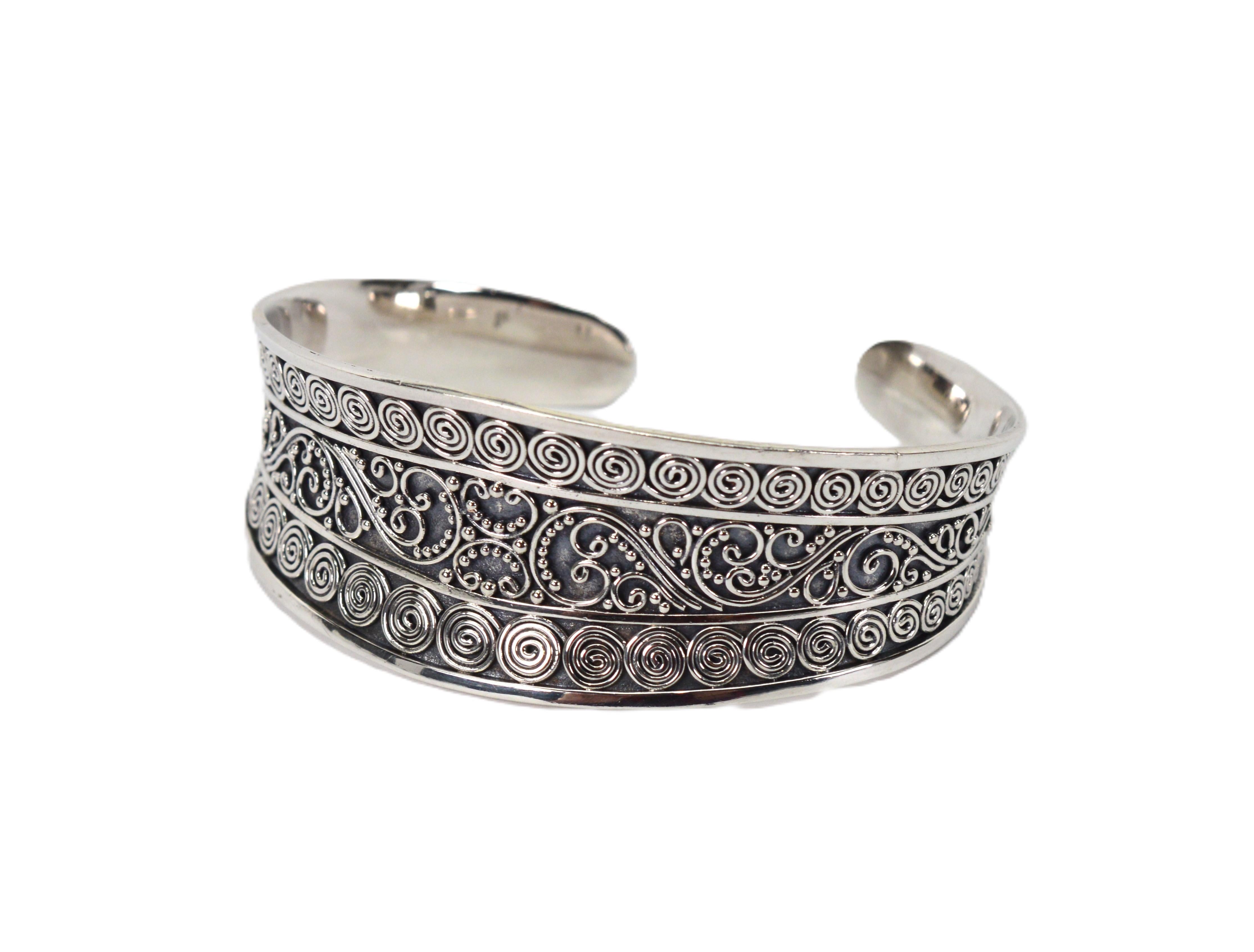 Bracciale a filo ritorto in argento sterling In condizioni buone in vendita a Mount Kisco, NY