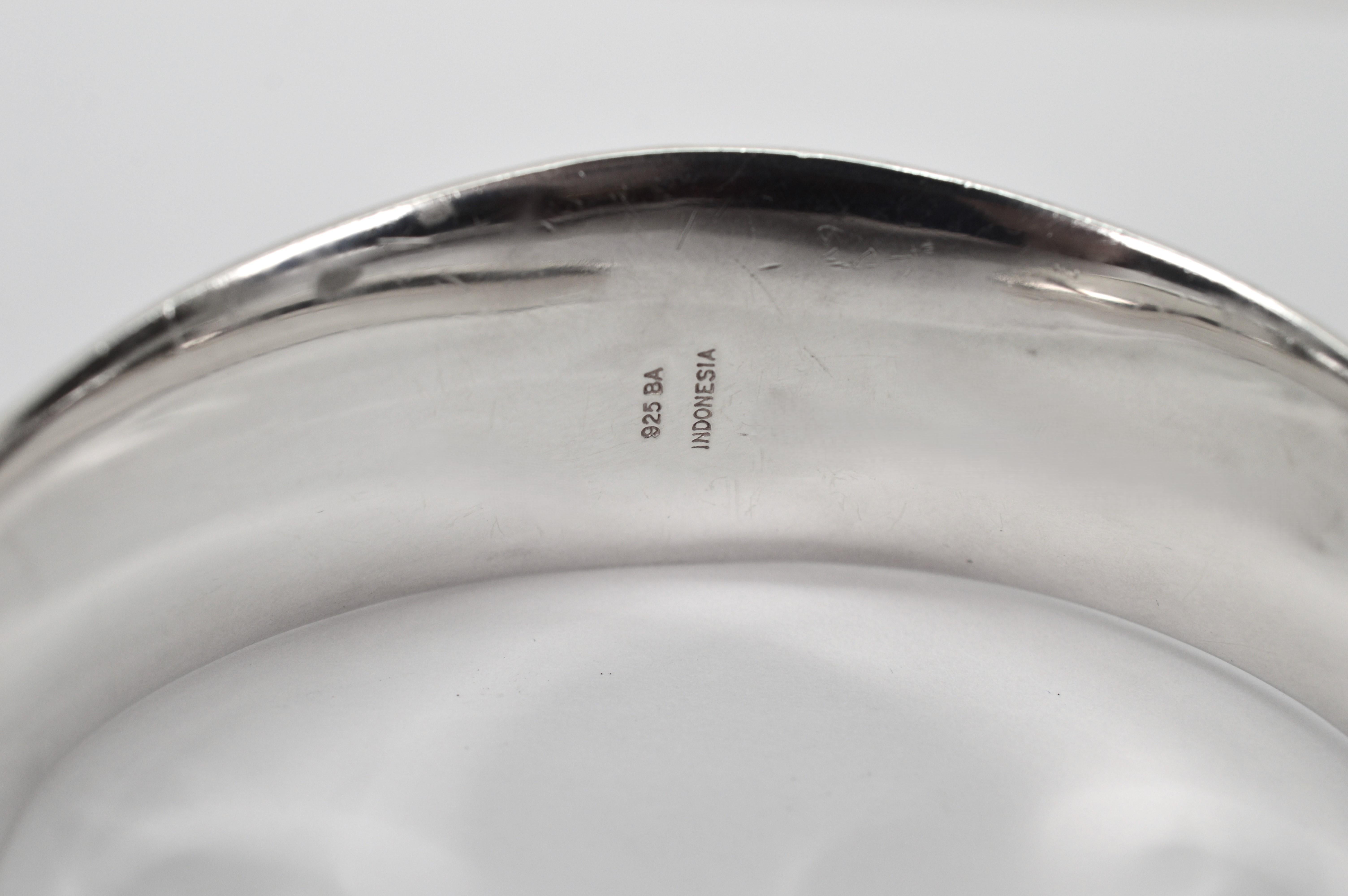 Bracciale a filo ritorto in argento sterling in vendita 1