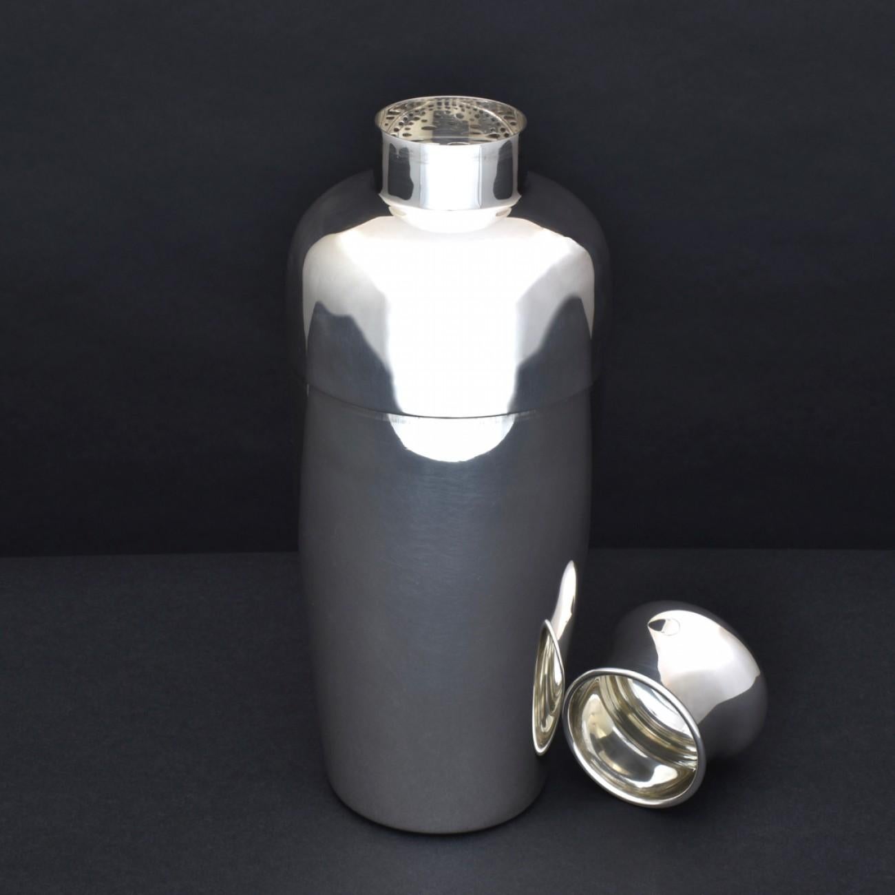 American Sterling Silver Two Pint Cocktail Shaker