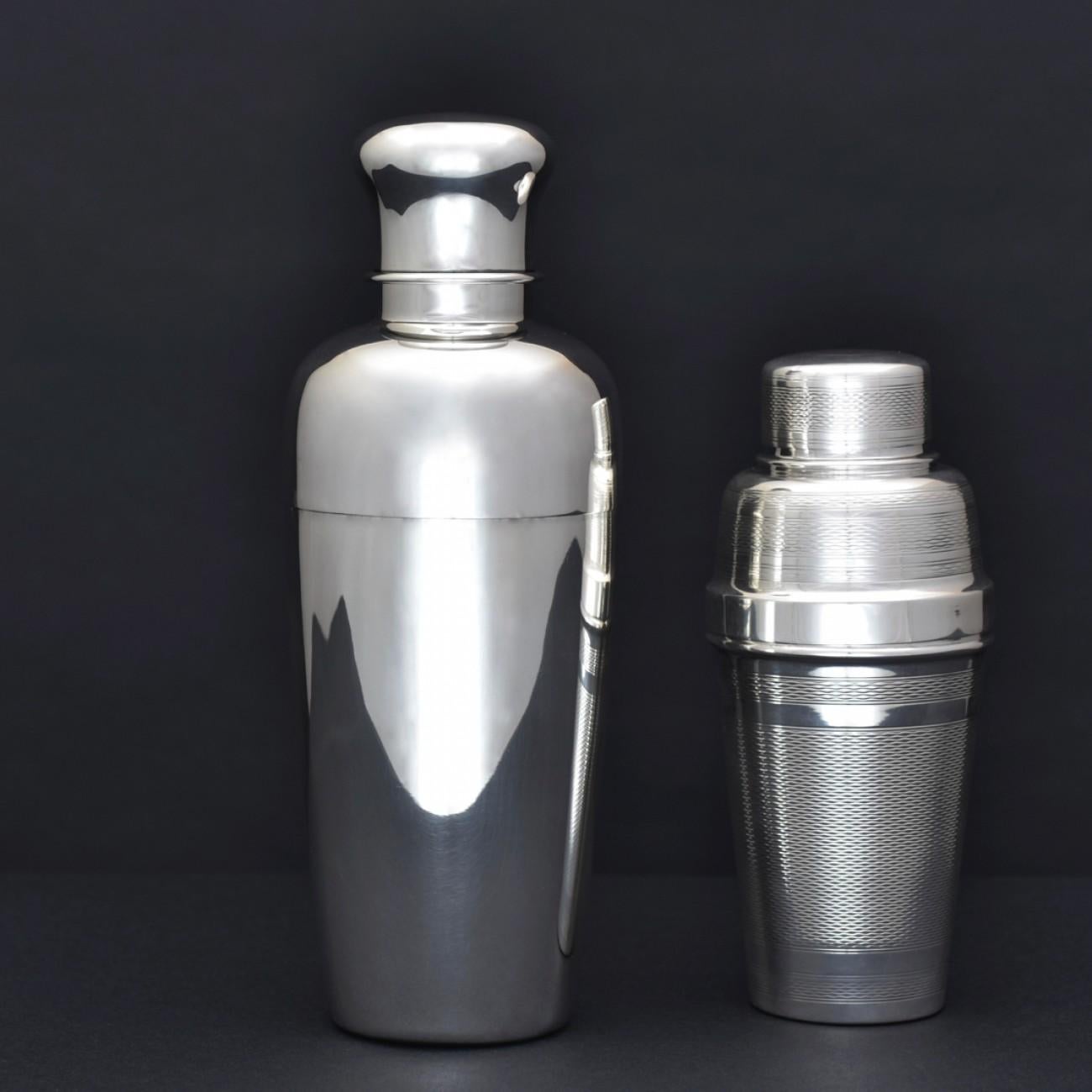 Sterling Silver Two Pint Cocktail Shaker 2
