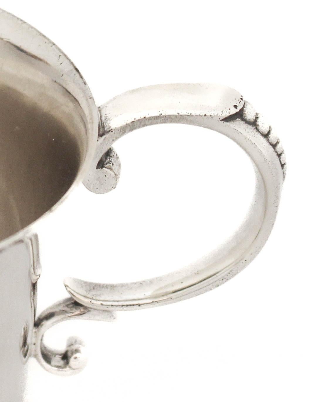 Mid-20th Century Sterling Silver (Unisex) Baby Cup