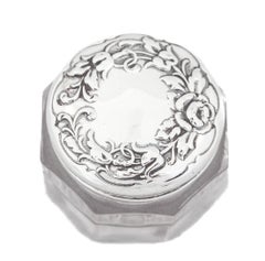 Sterling Silver Vanity Jar