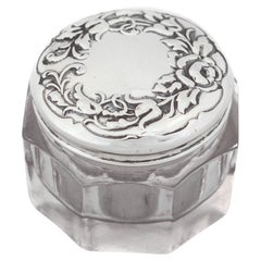 Sterling Silver Vanity Jar