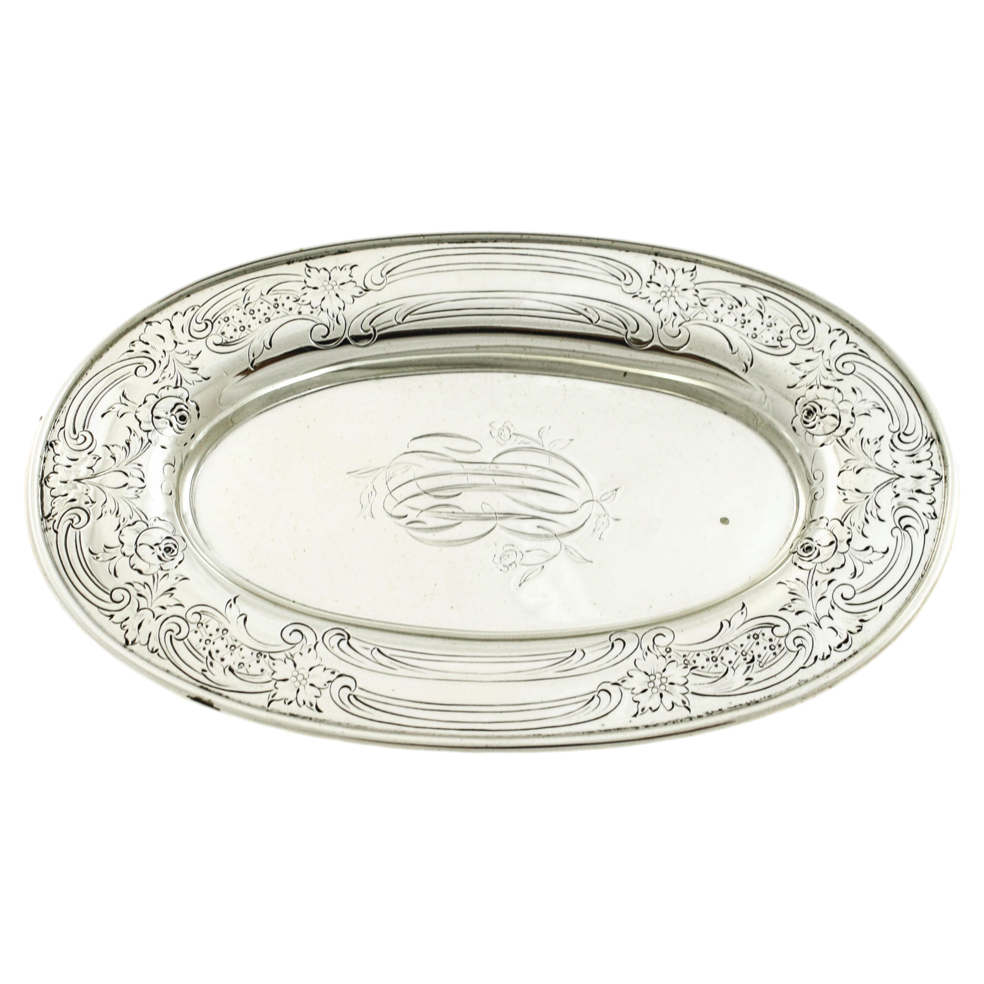 Plateau de toilette en A Silver