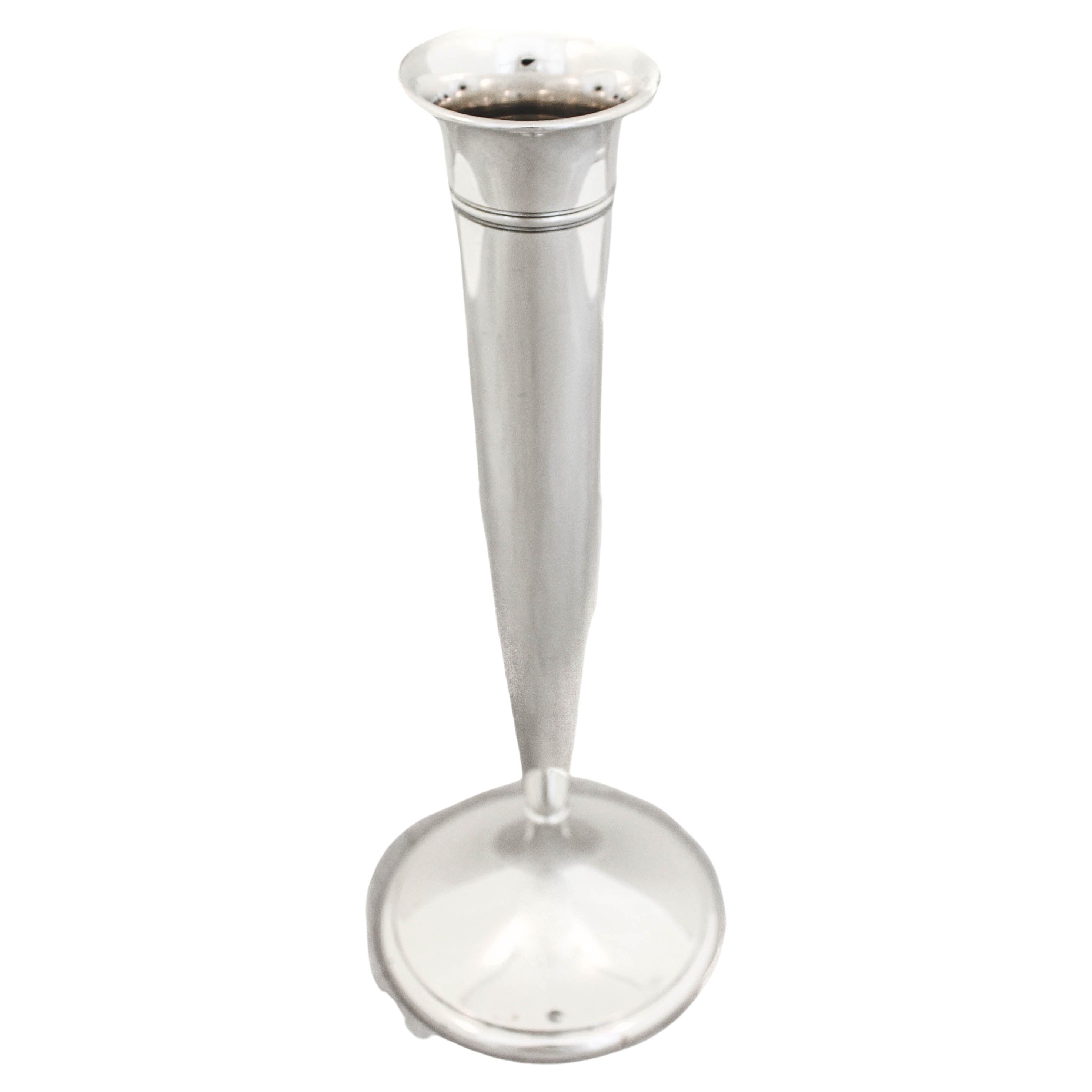 Sterling Silver Vase, 1914 For Sale