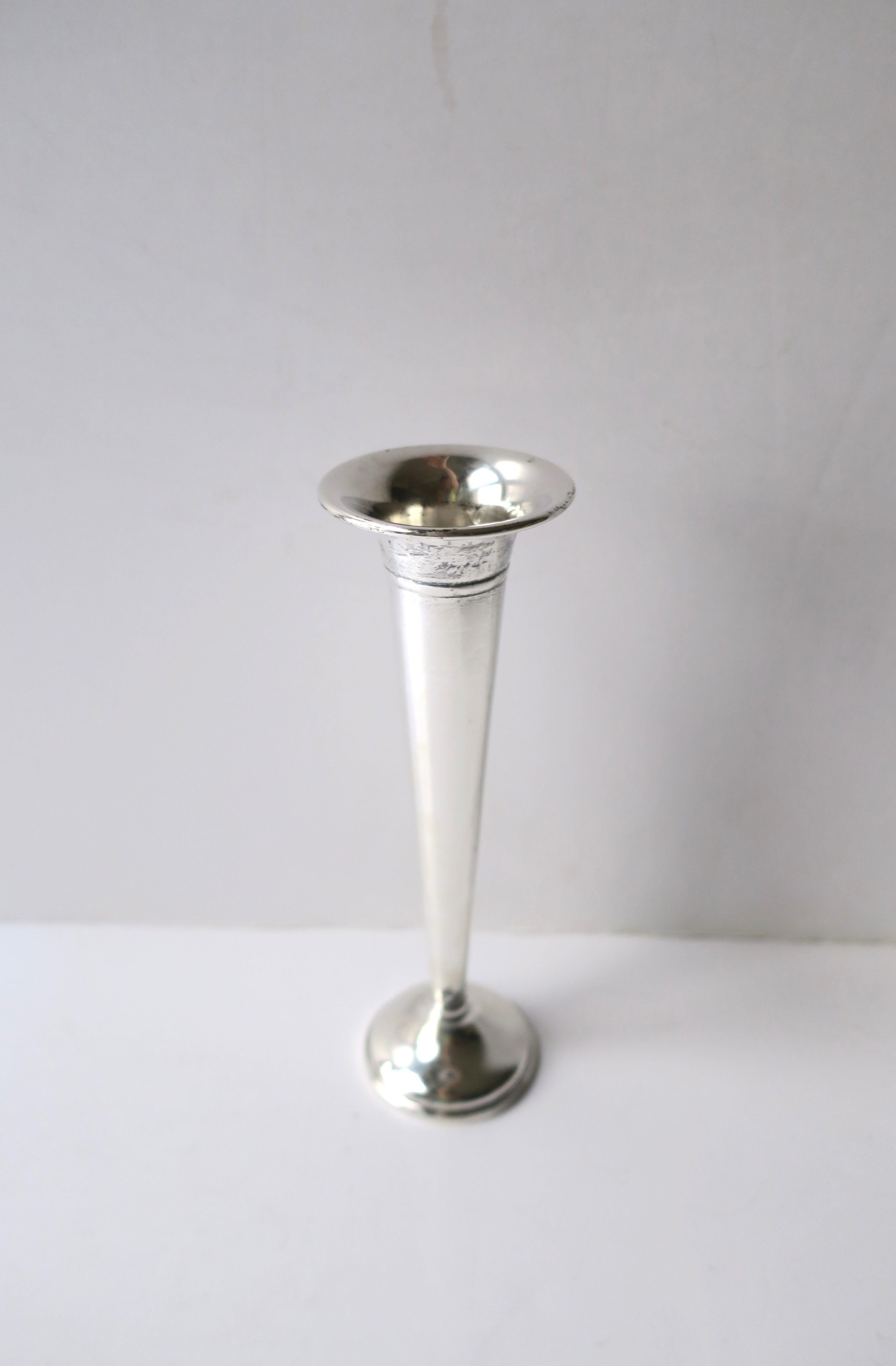 American Sterling Silver Vase by Preisner For Sale