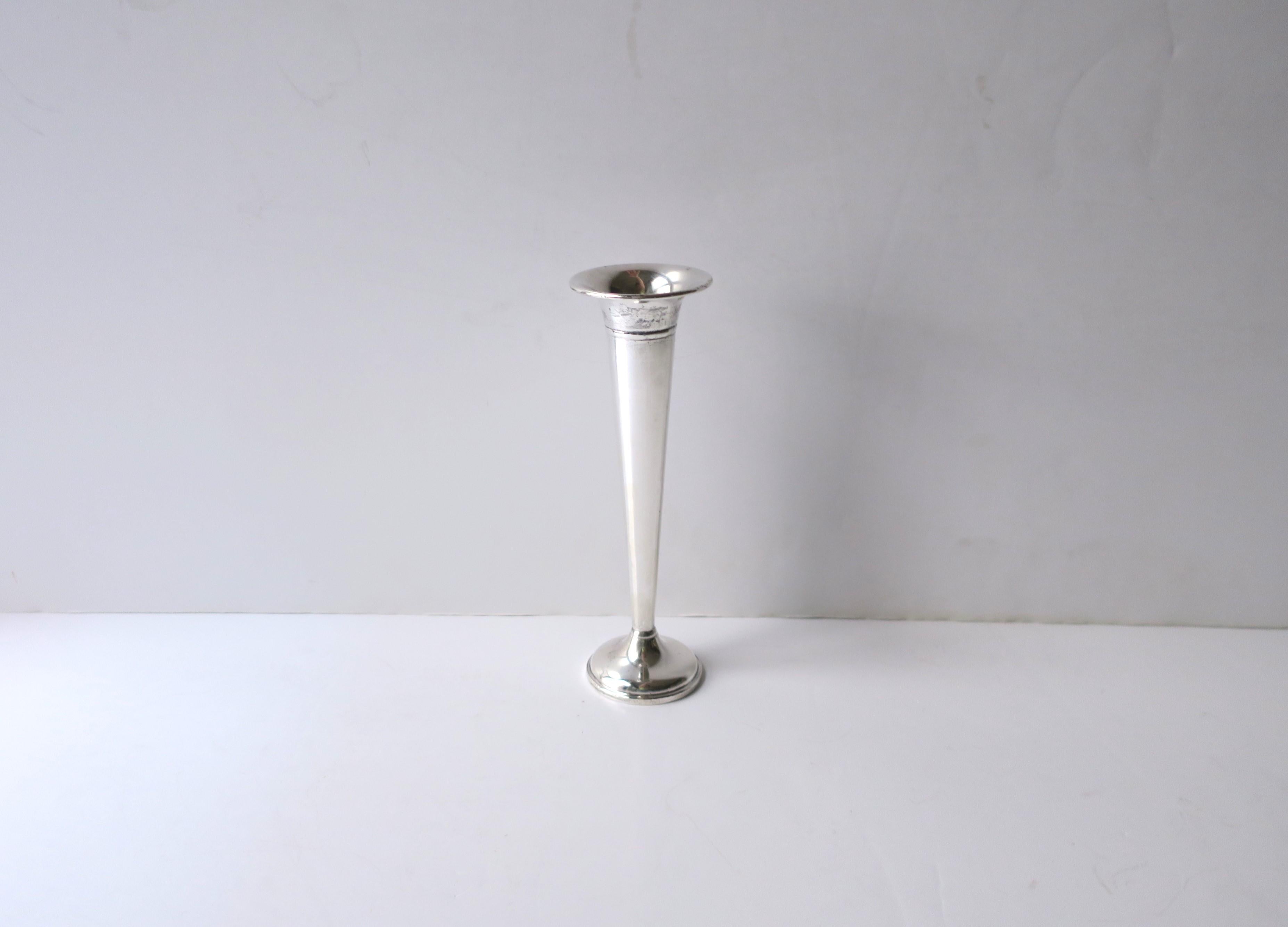 Sterling Silver Vase by Preisner In Good Condition For Sale In New York, NY
