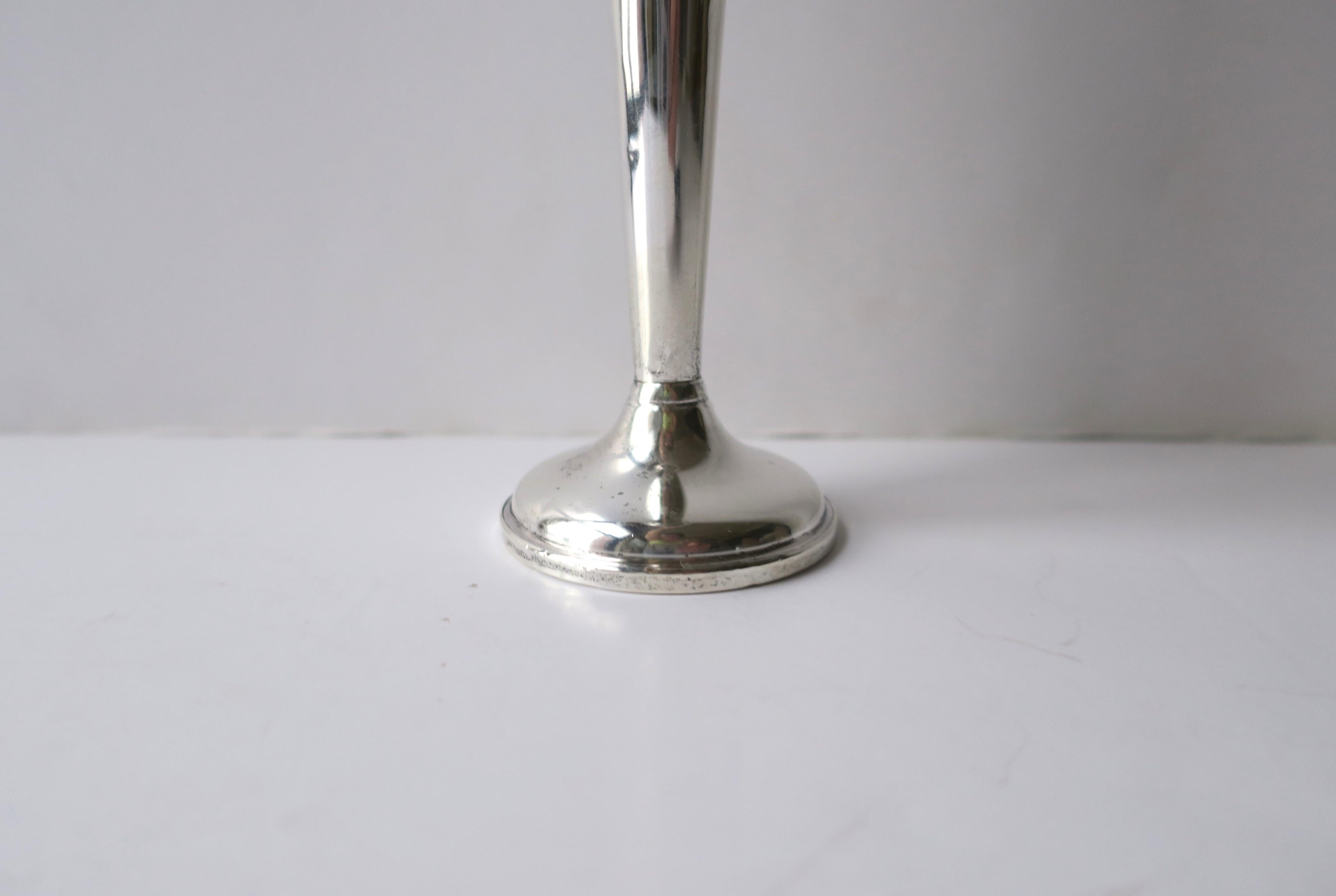 Sterling Silver Vase by Preisner For Sale 1