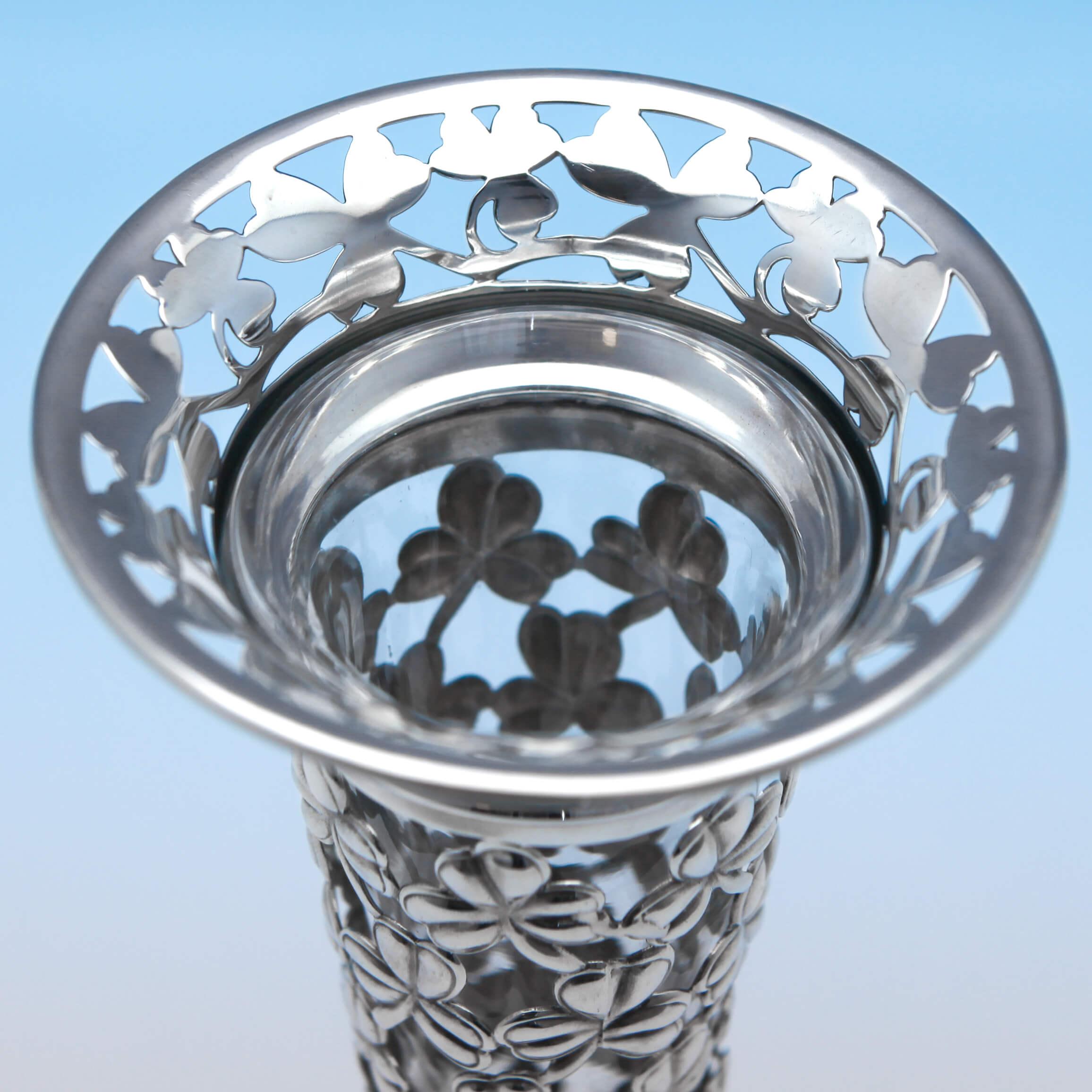 Edwardian Sterling Silver Vase