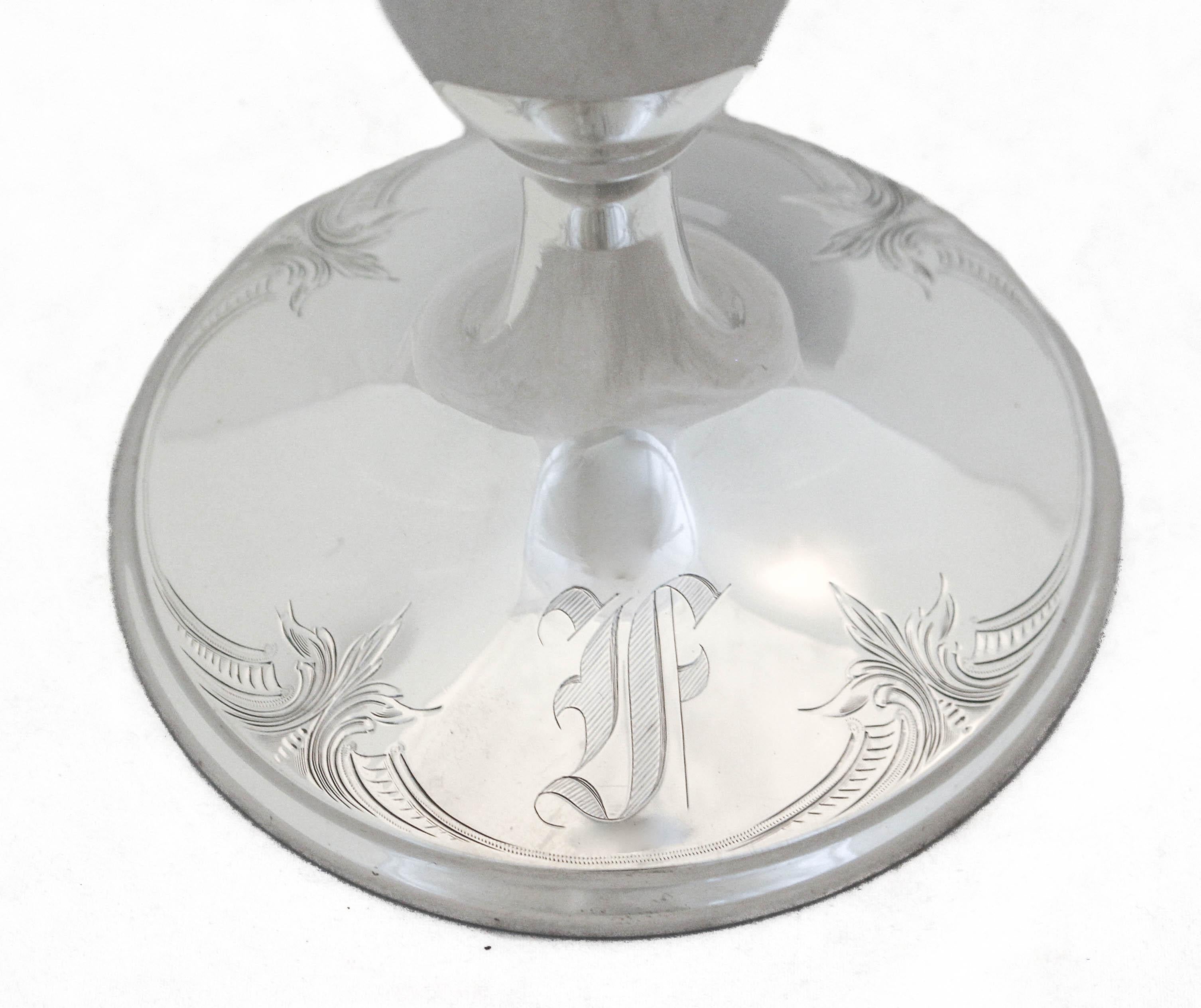 Mid-20th Century Sterling Silver Vase