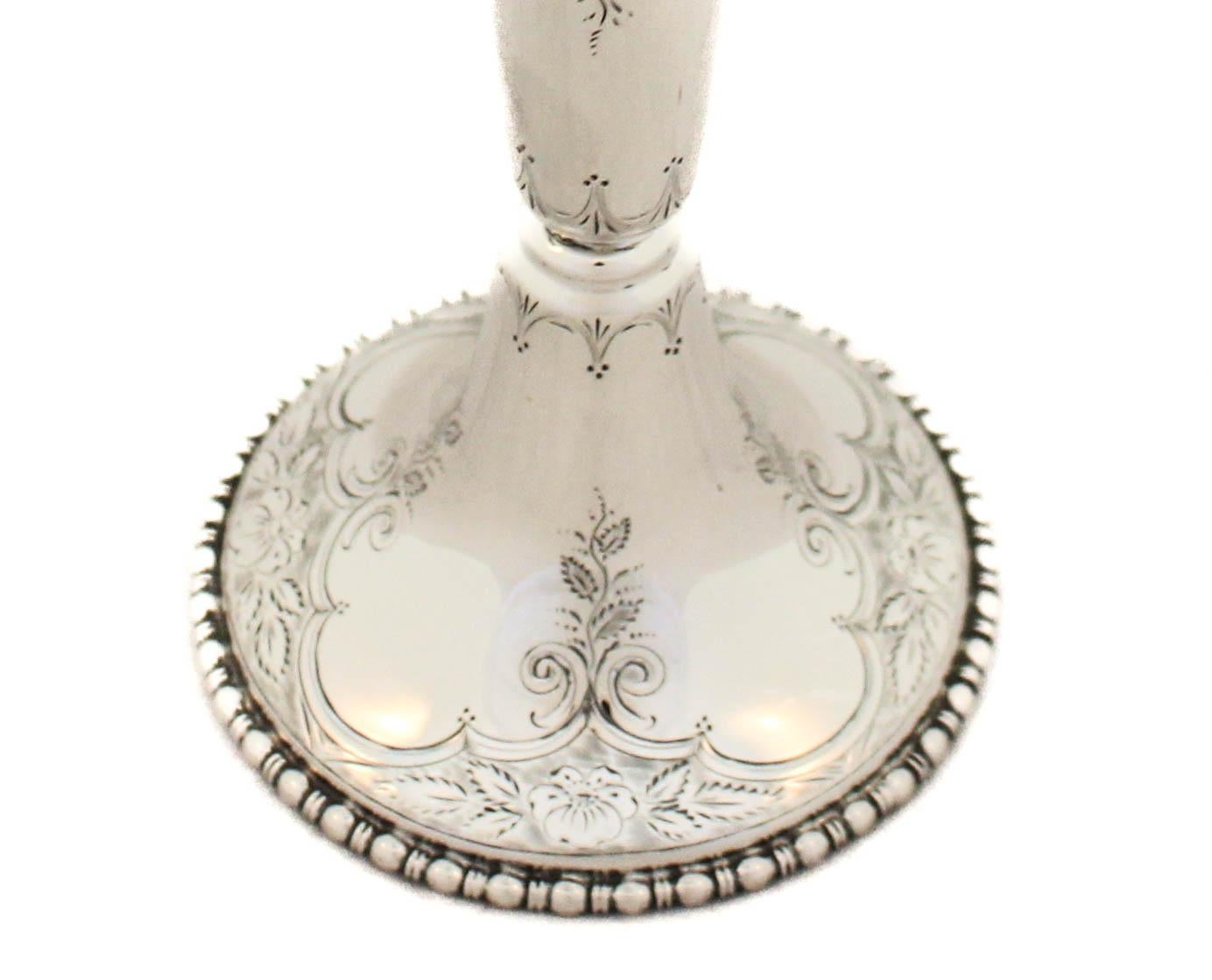 Early 20th Century Sterling Silver Vase For Sale