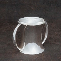 Sterling silver vase or ice cube bucket by Elkington & Co, Hallmarked 1903