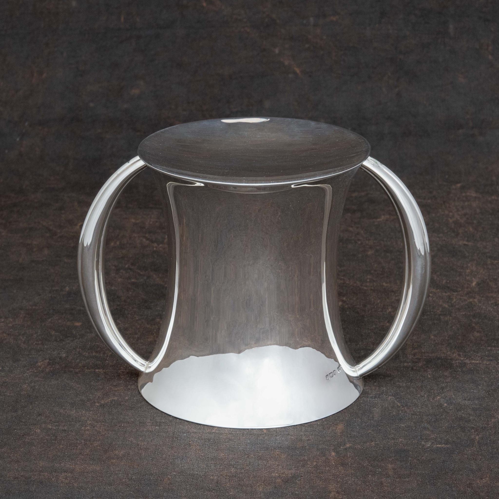 Jarrón o cubitera de plata de ley de Elkington & Co, Hallmarked 1903 Británico en venta