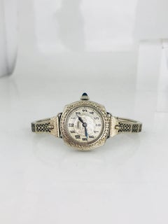 Sterling Silver Victorian, 15 Jewel Manual Wind, Ibex Watch